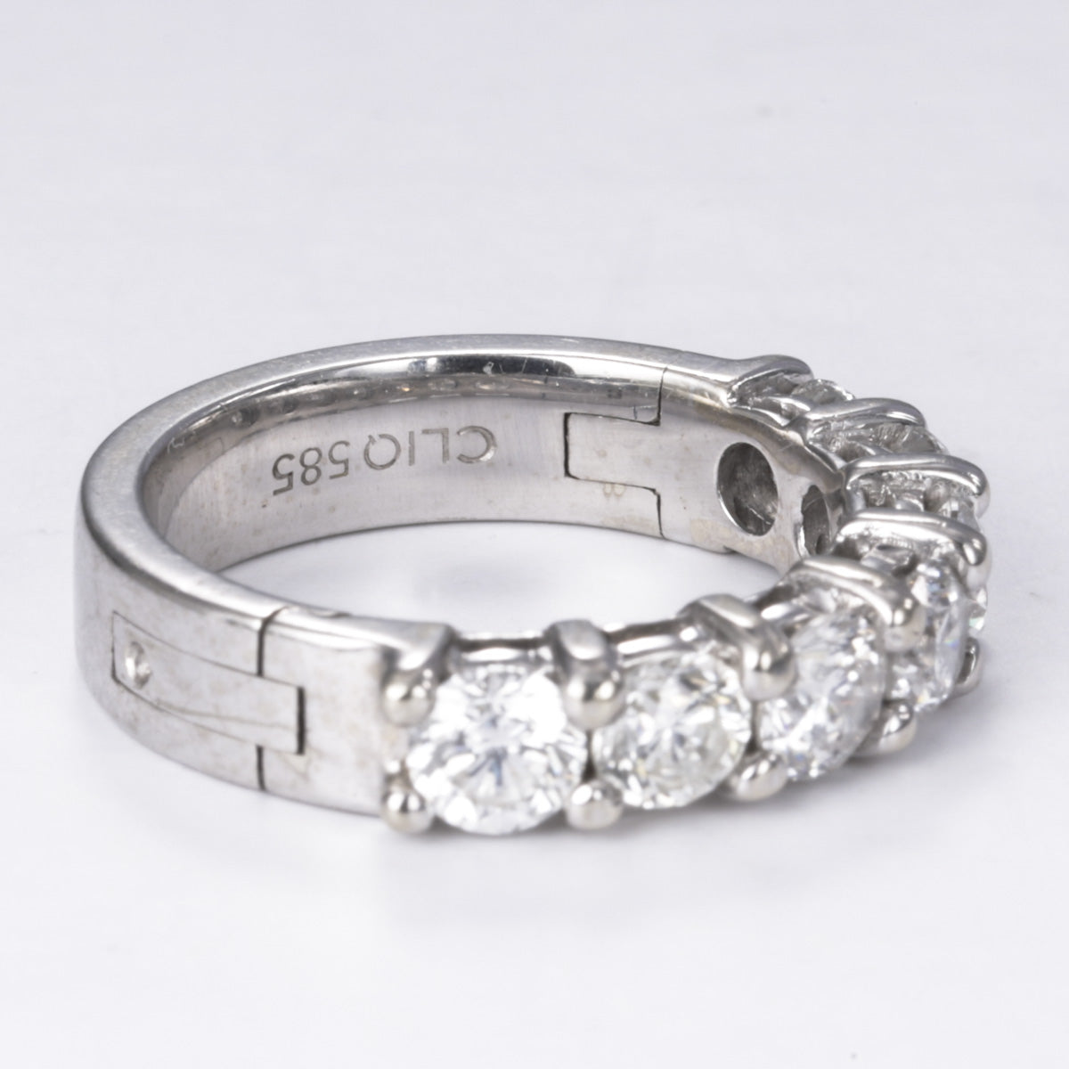 14k Single Row Diamond Ring | 2.14ctw SI1-SI2 H/I | Sz 7