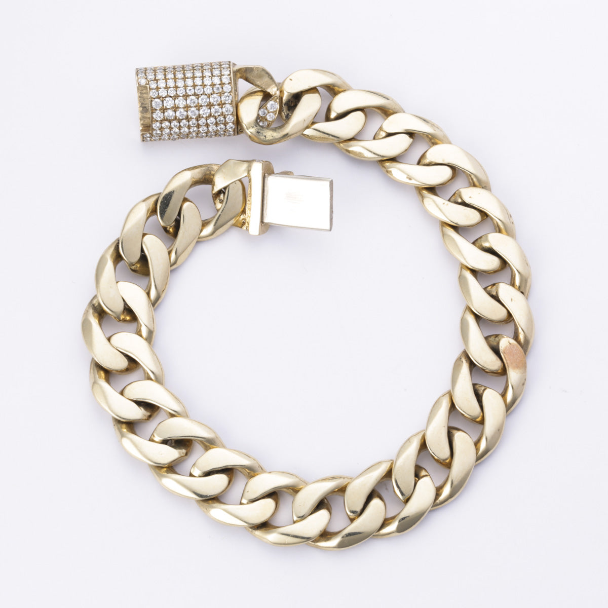 10k Yellow Gold Diamond Bracelet | 8.15ctw | 8.25"