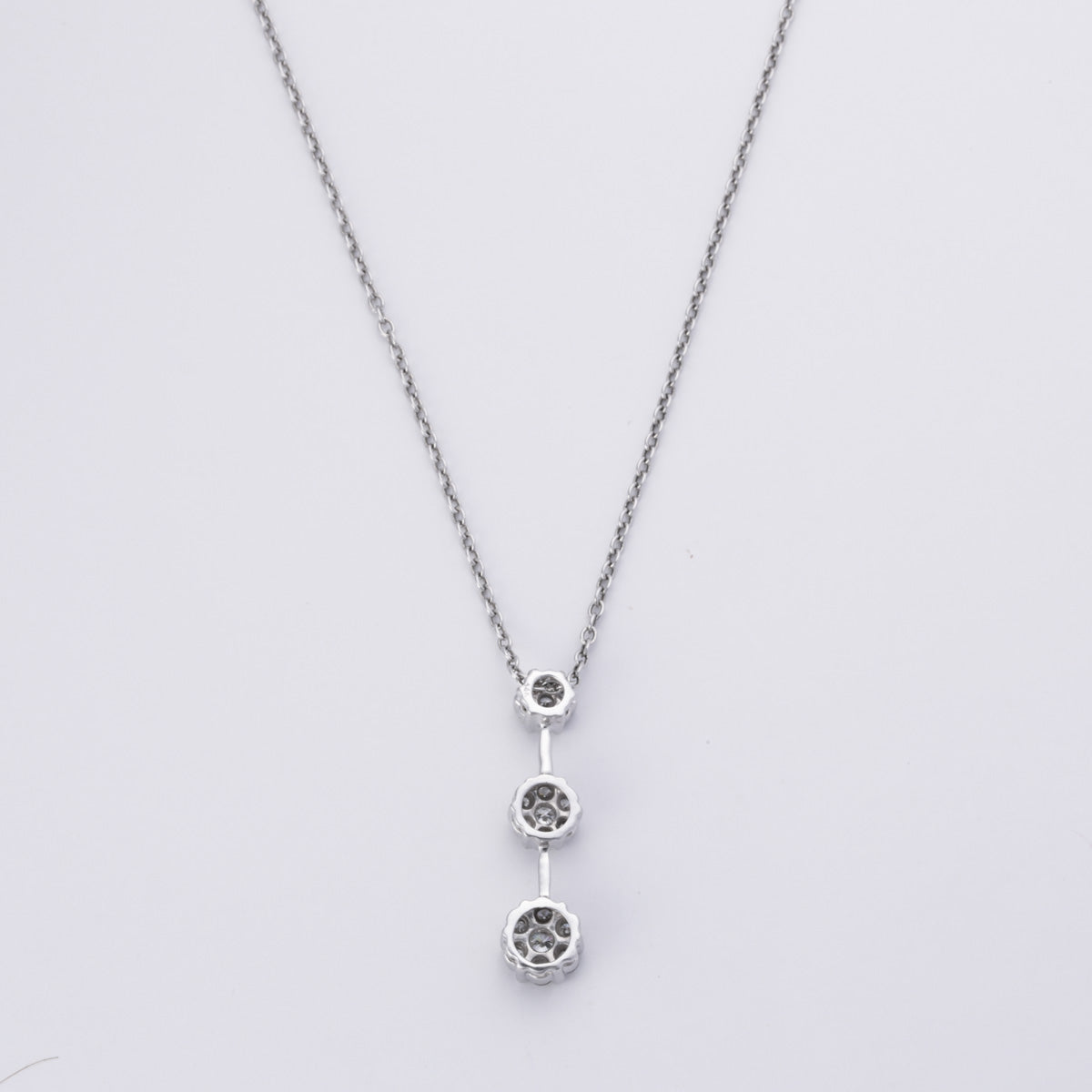Platinum Diamond Necklace | 0.98ctw | 16"