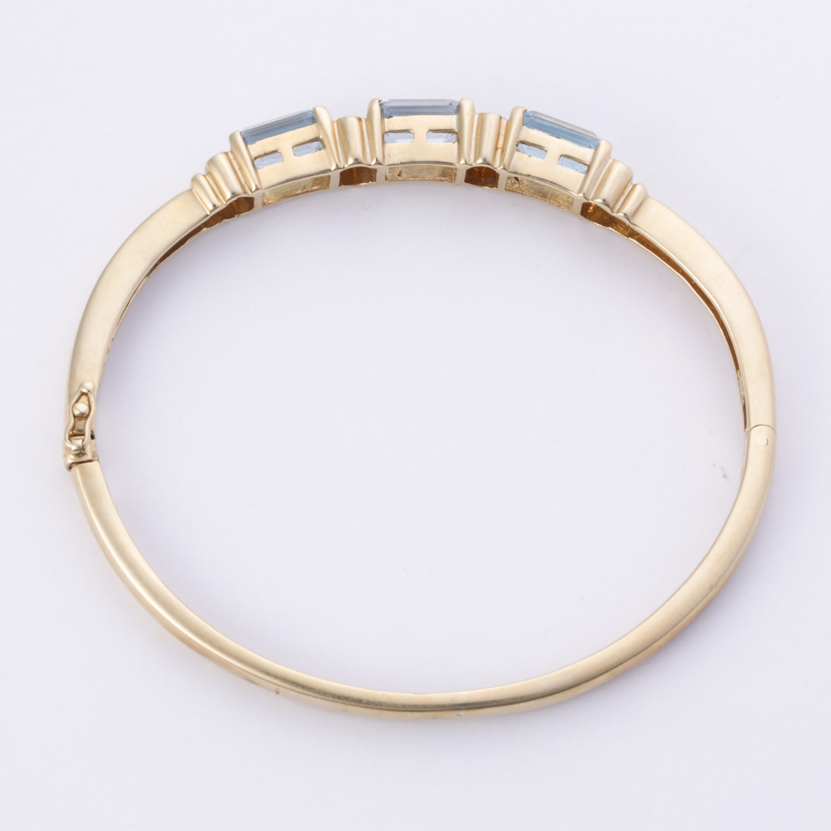 14k Yellow Gold Topaz & Diamond Bracelet | 4.50ctw, 0.35ctw | 6.5"