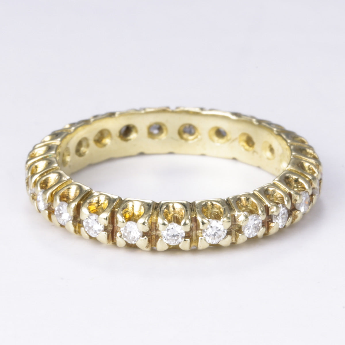14k Eternity Diamond Ring | 0.37ctw | Size 5