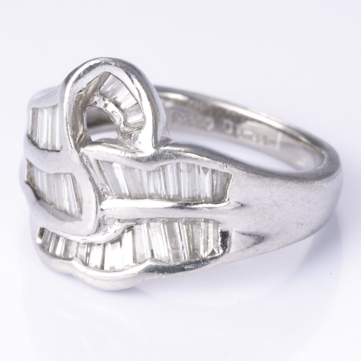Platinum Diamond Ring | 0.84ctw | Size 5.5
