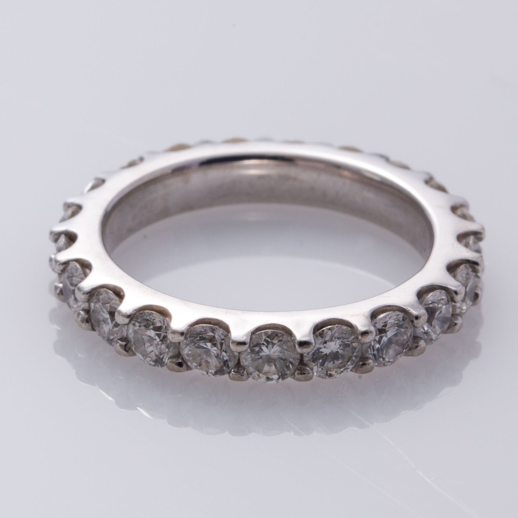 18K Diamond Eternity Band| 1.58 ctw I1 H/I | SZ 4.5 |