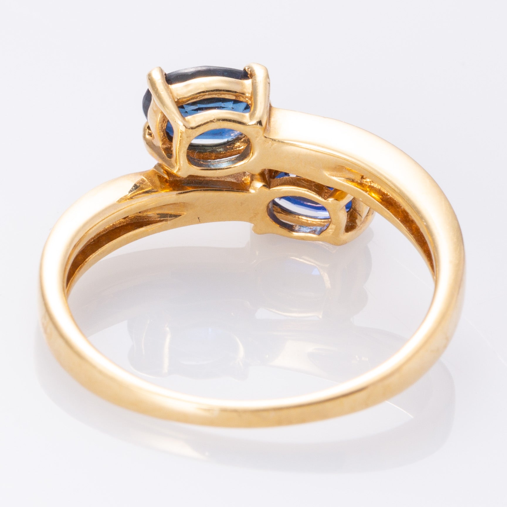 18K Sapphire and Diamond Ring | 1.18ctw, 0.16ctw | SZ 7 |