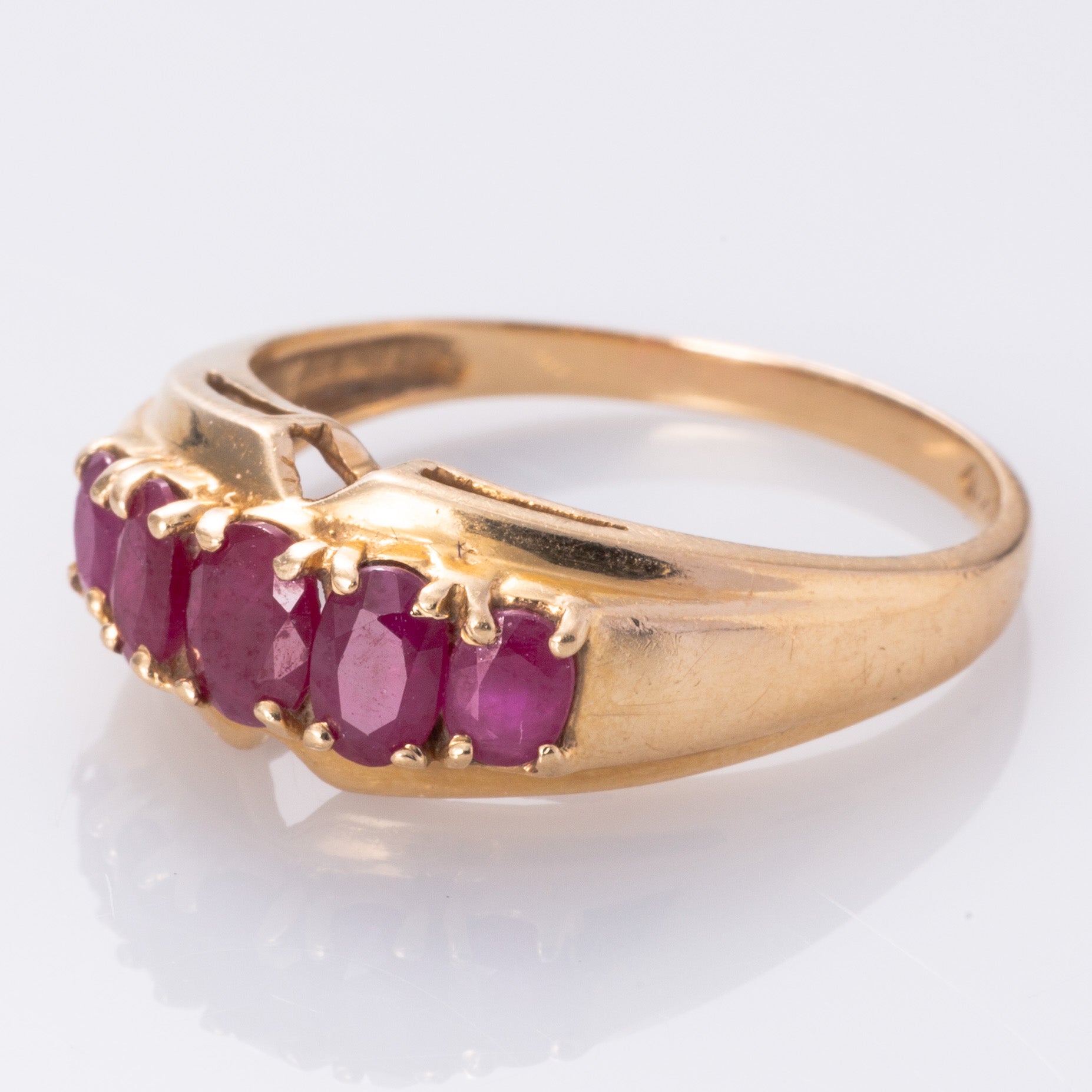 14K Ruby Cocktail Ring | 1.43ctw | SZ 8.75 |