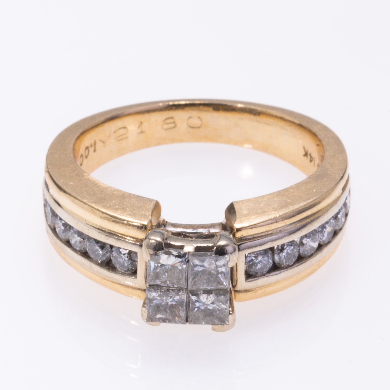 14k Yellow and White Gold Diamond Ring | 1.00ctw | 7