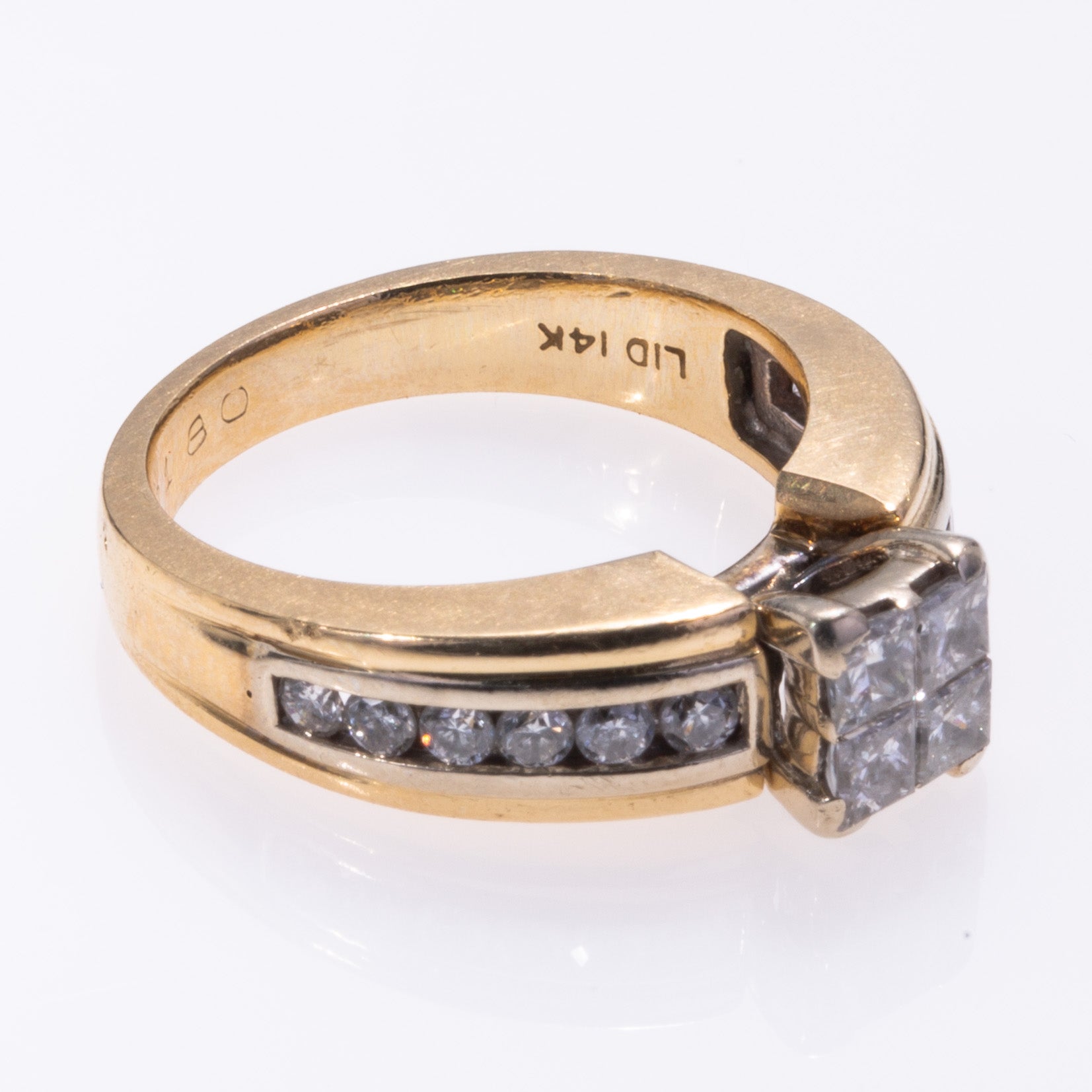 14k Yellow and White Gold Diamond Ring | 1.00ctw | 7