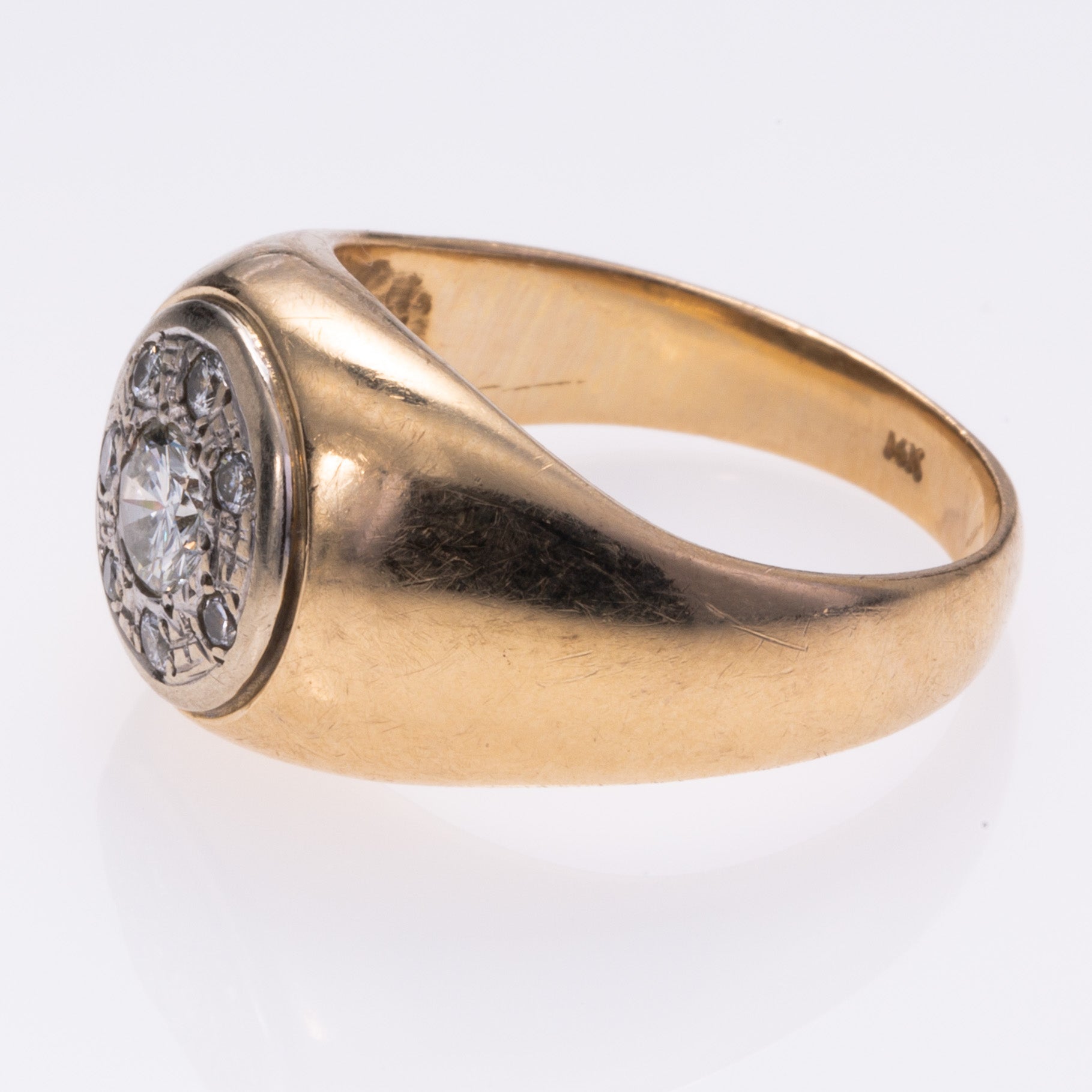 14k Yellow Gold Diamond Ring | 0.52ctw VS1 G | SZ 9.5