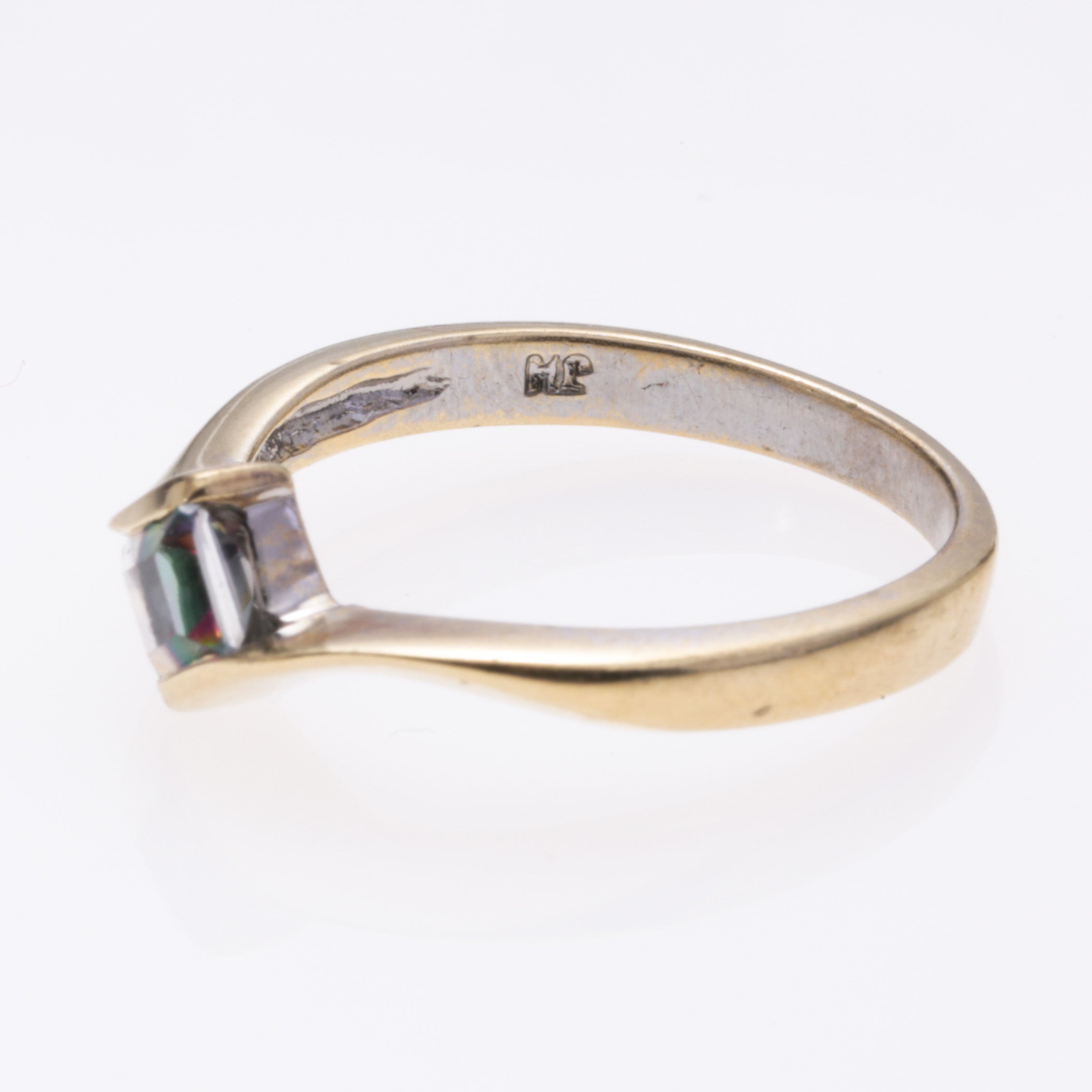 14K Yellow Gold Mystic Topaz Ring | 0.43ct | SZ 7