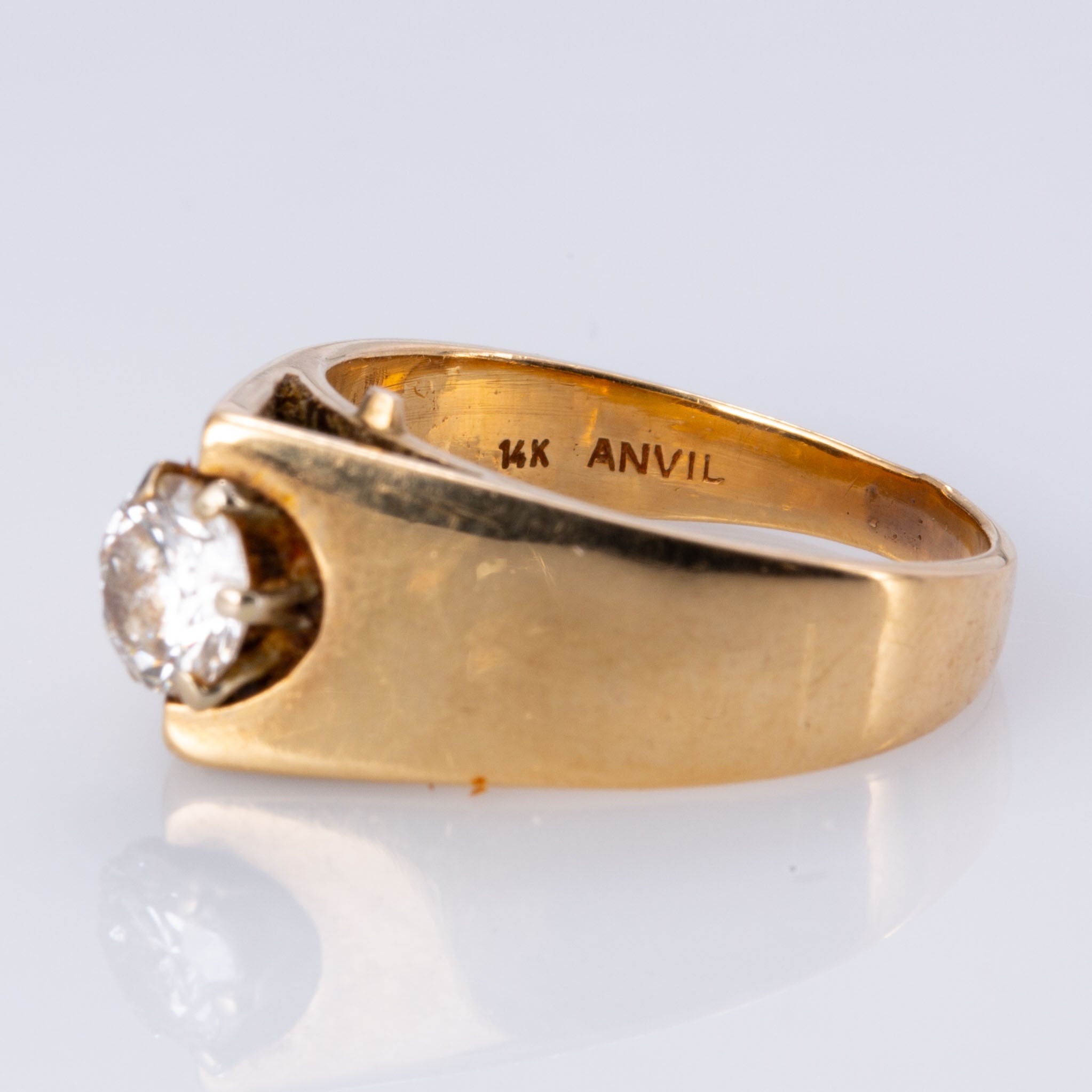 14K Yellow and White Gold Diamond Ring | 0.52 ct | SZ 5.5 |