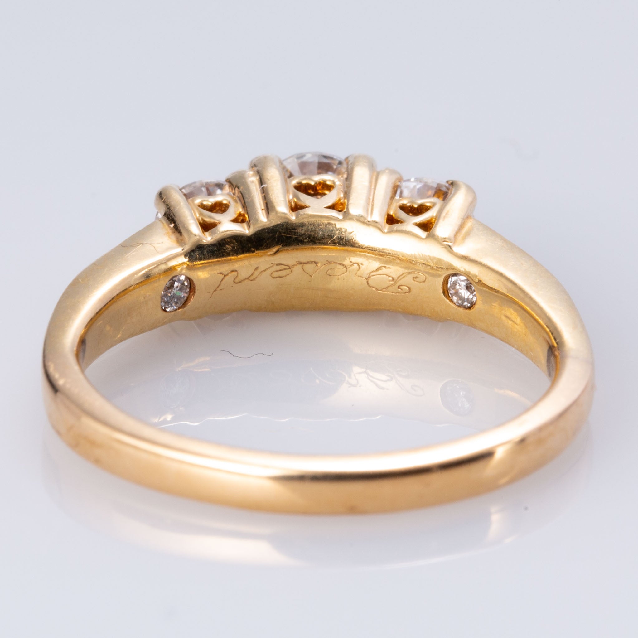 14K Yellow and White Gold Diamond Ring | 1.31 ctw | SZ 9.5 |