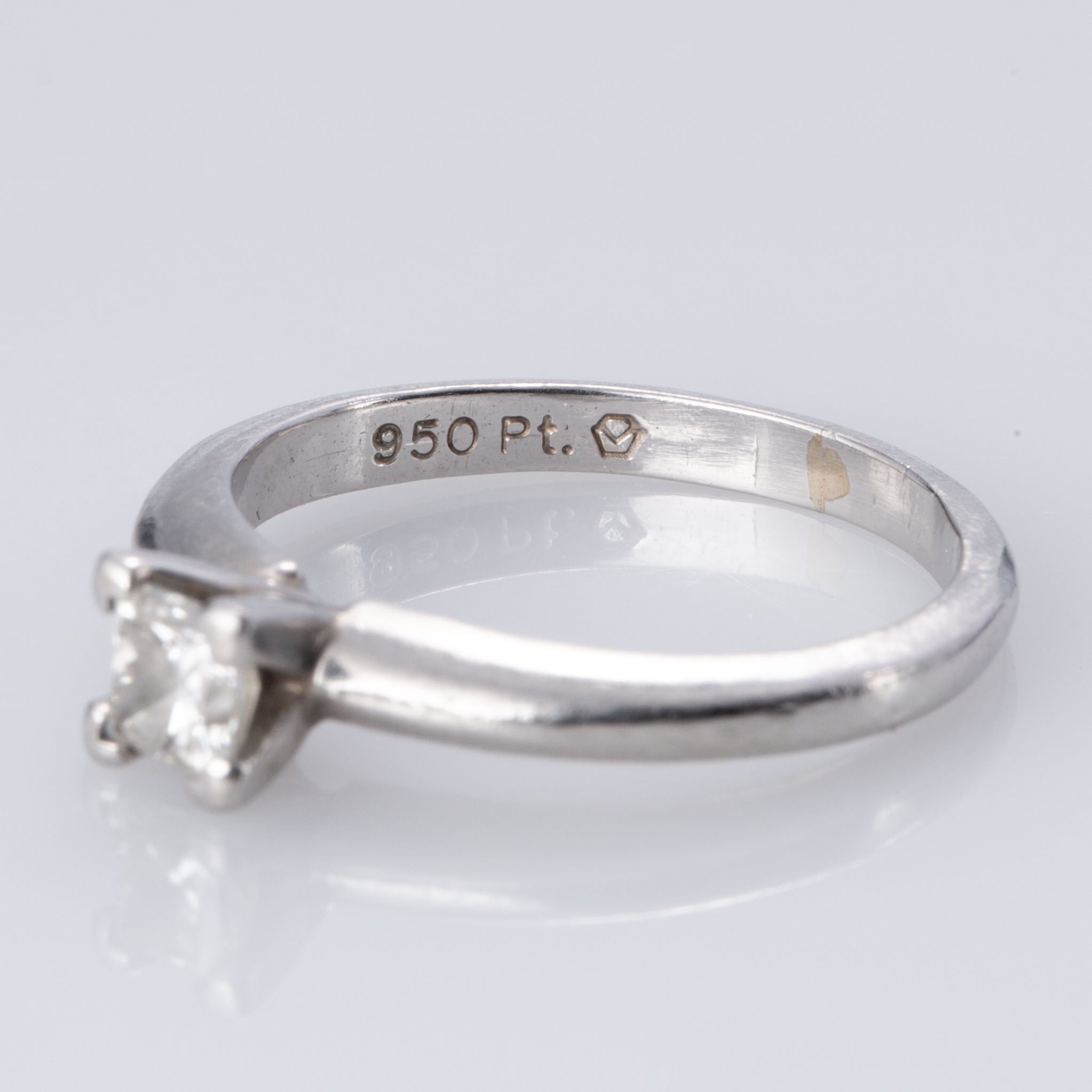 Platinum Diamond Ring | 0.33 ct | SZ 4.75 |