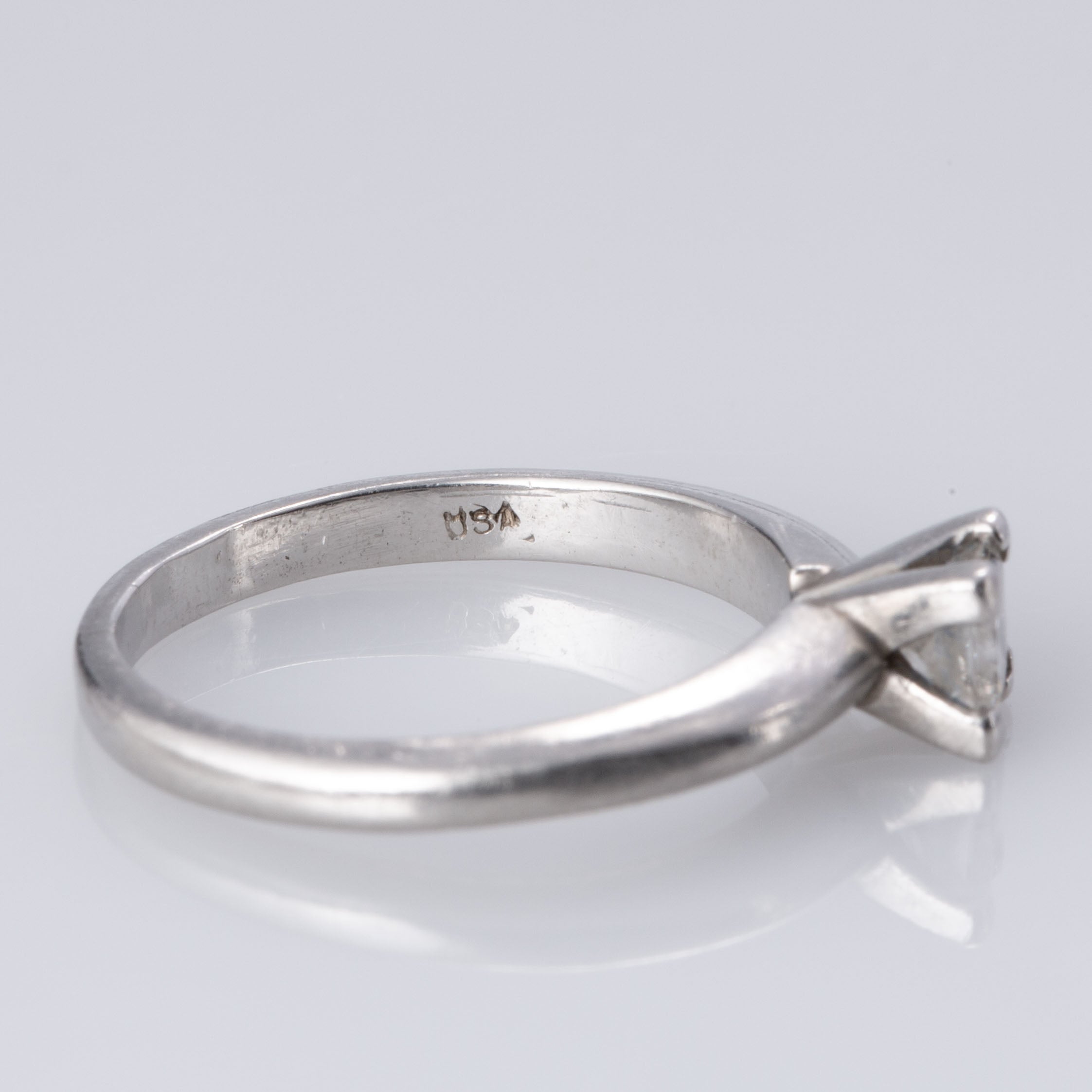 Platinum Diamond Ring | 0.33 ct | SZ 4.75 |