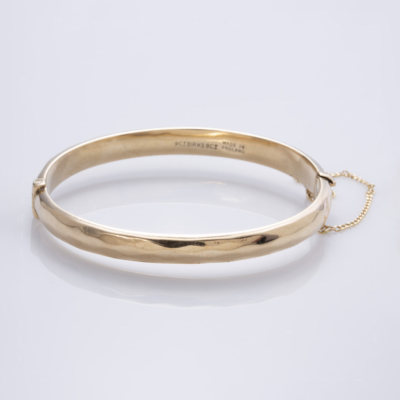 Birks 9k Yellow Gold Bangle Bracelet | 6.5" |