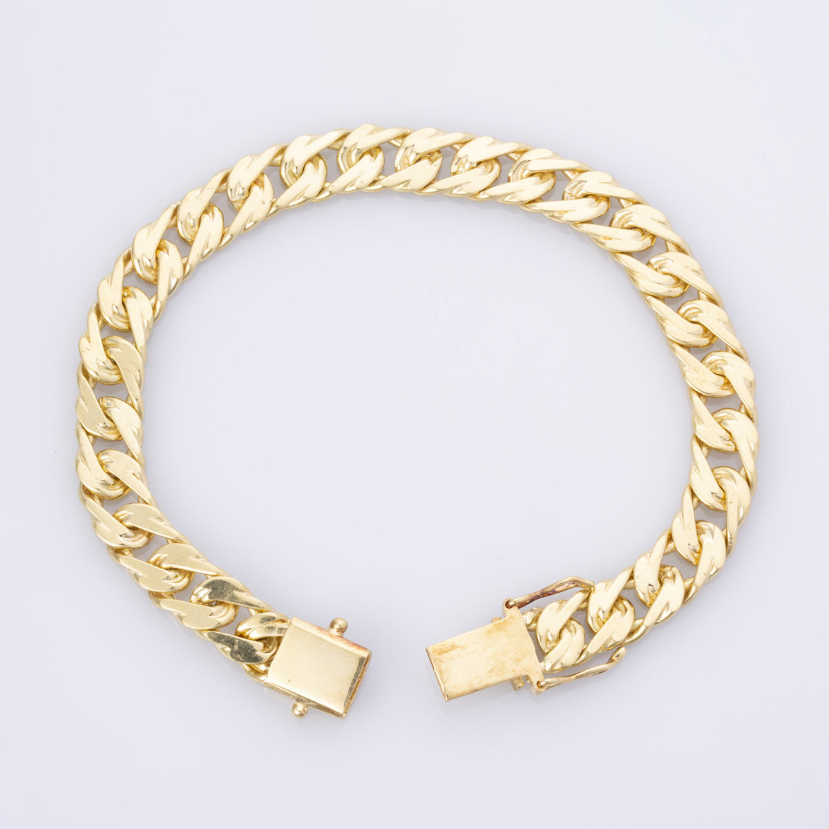 18k Yellow Gold Curb Chain Bracelet | 8" |