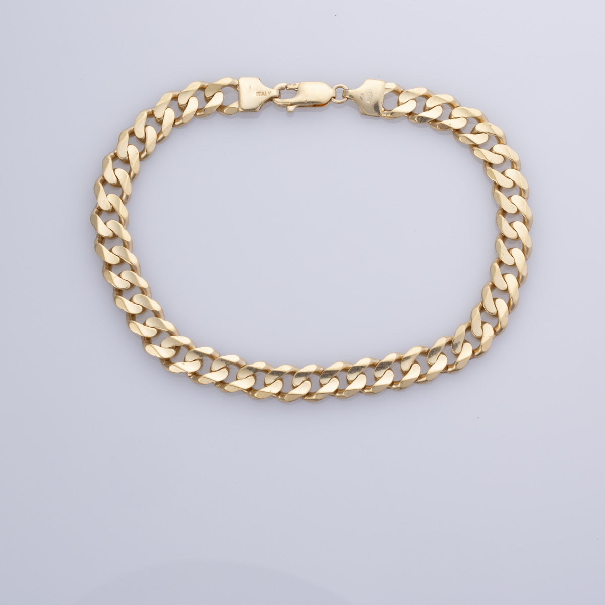 18k Yellow Gold Curb Chain Bracelet | 8" |