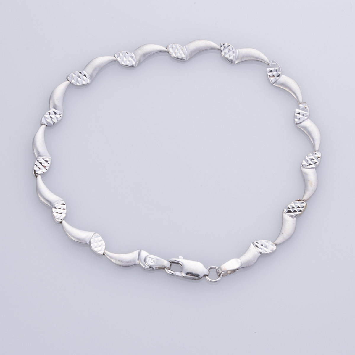 18k White Gold Bracelet | 7" |