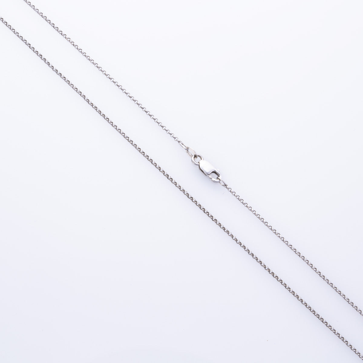 14k White Gold Rolo Chain | 18" |
