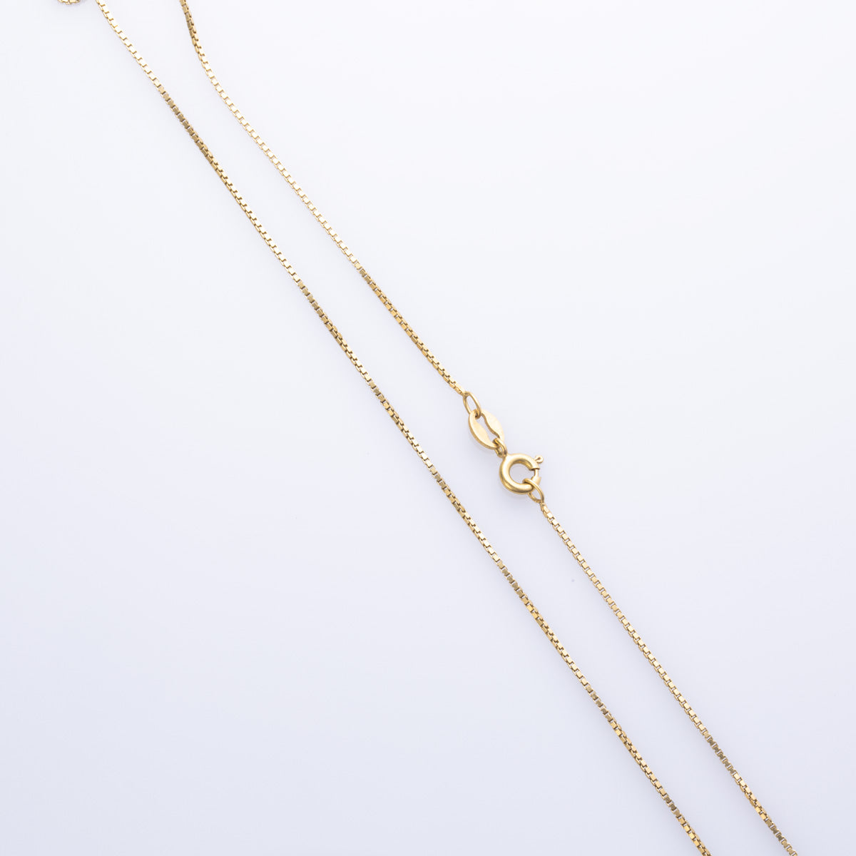 Italian 18k Yellow Gold Box Chain | 15" |