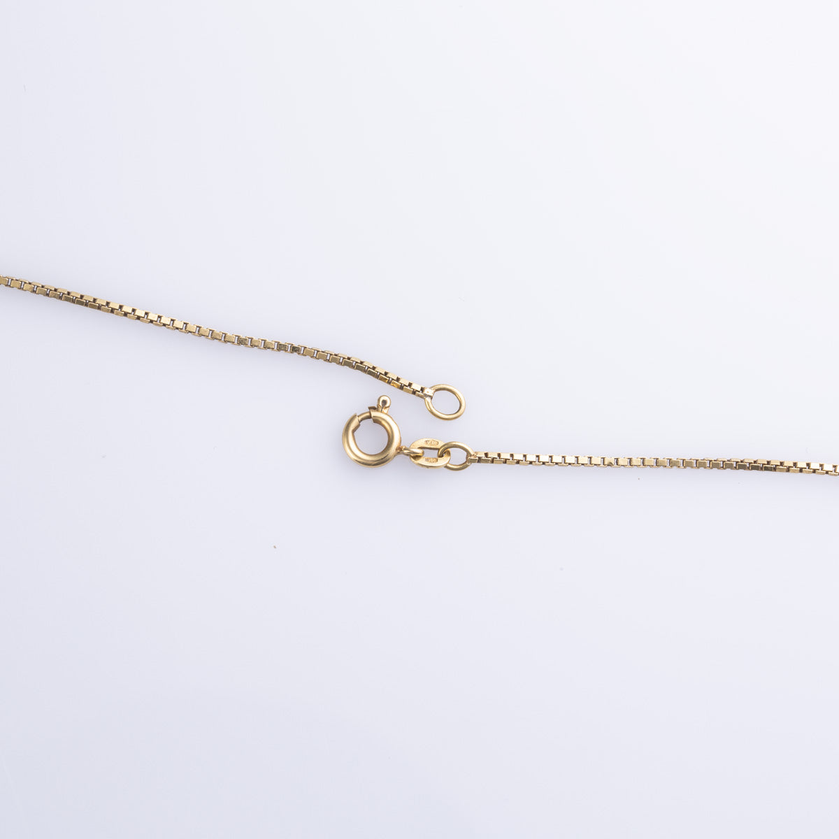 Vintage Italian 18k Yellow Gold Box Chain | 24" |