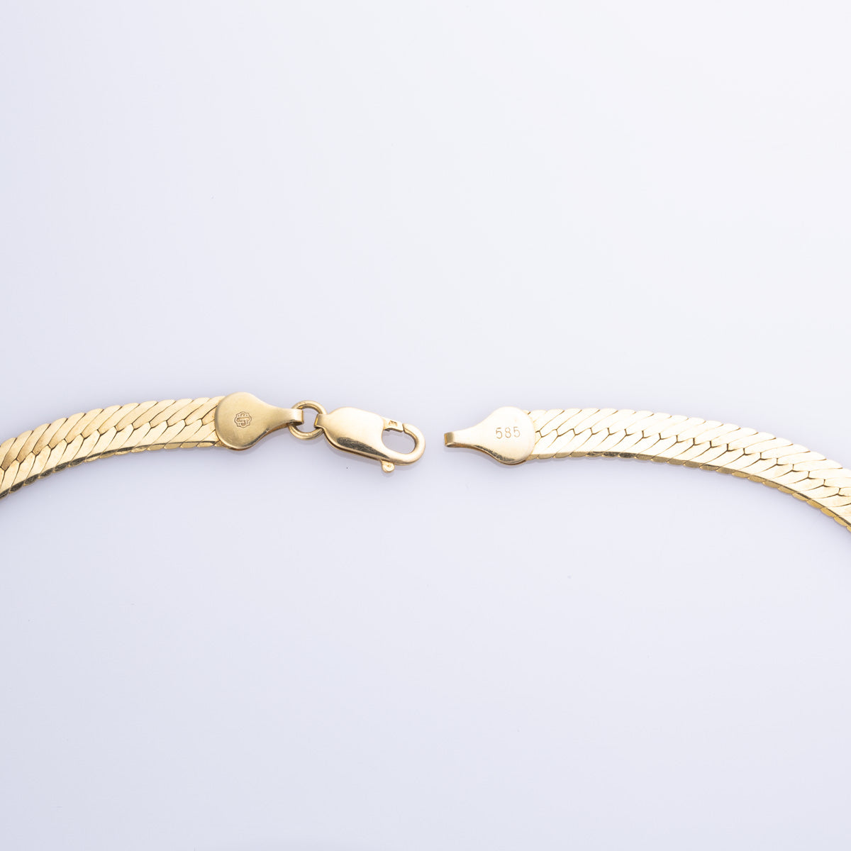 Chaîne serpent en or jaune 14 carats | 16" |