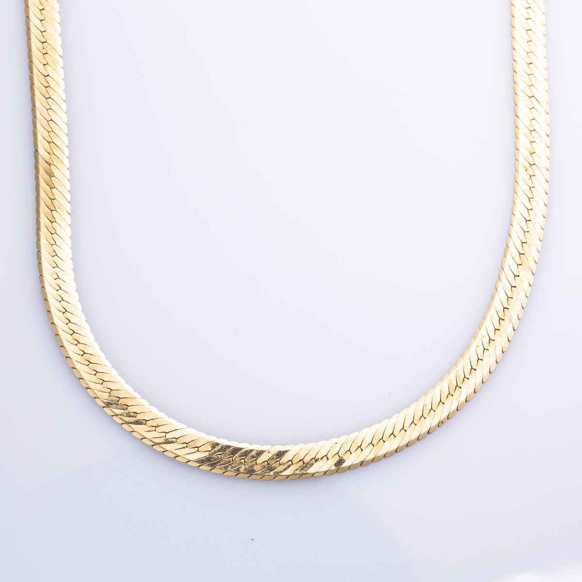 Chaîne serpent en or jaune 14 carats | 16" |