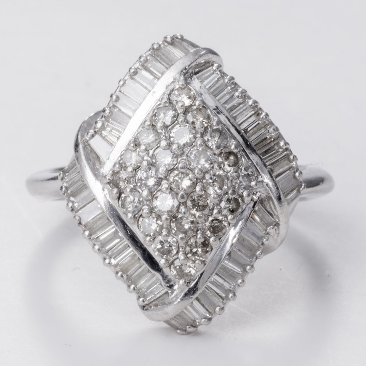 Navette on sale diamond ring