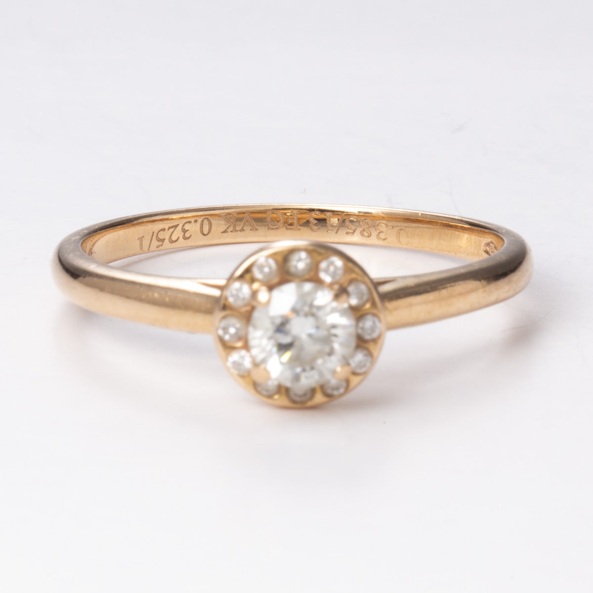 18k Yellow Gold Diamond Ring | 0.46 ctw | Sz 7.25