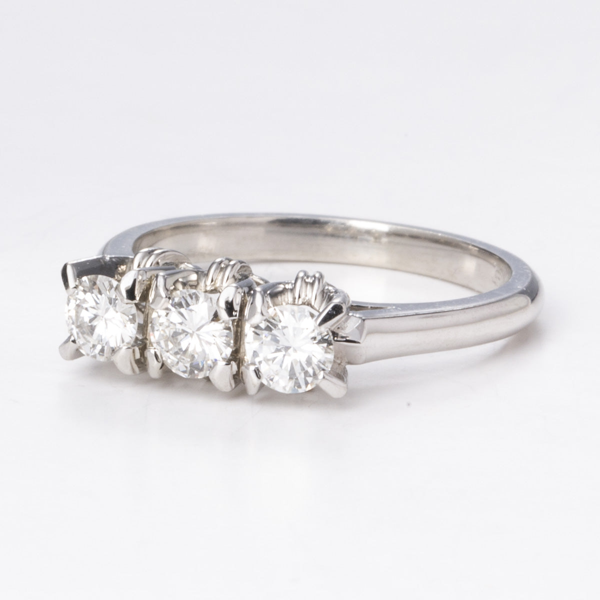 18k White Gold Diamond Ring | 0.64ctw | Sz 6