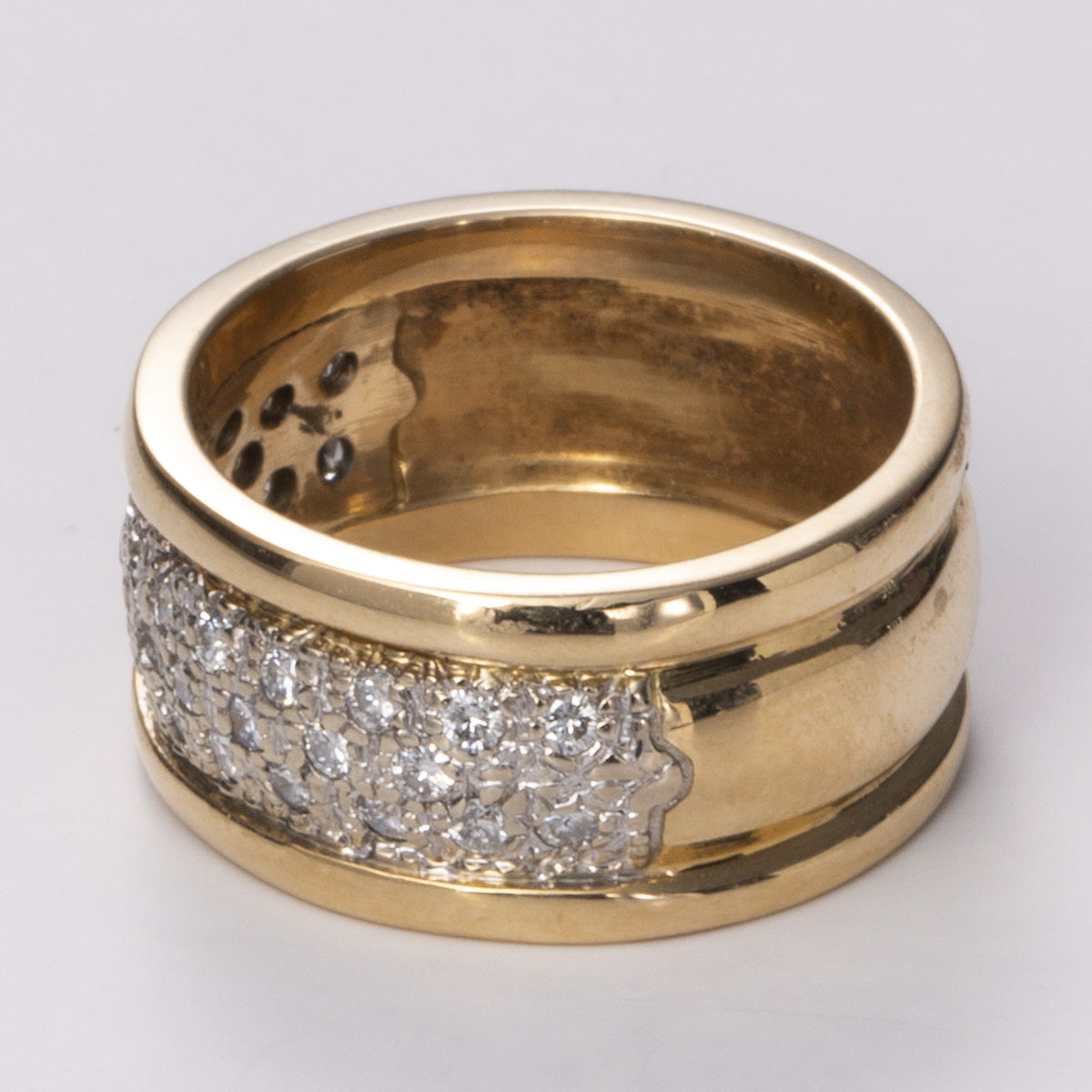 14k Yellow and White Gold Diamond 14k Ring| 0.50ctw | Sz 5