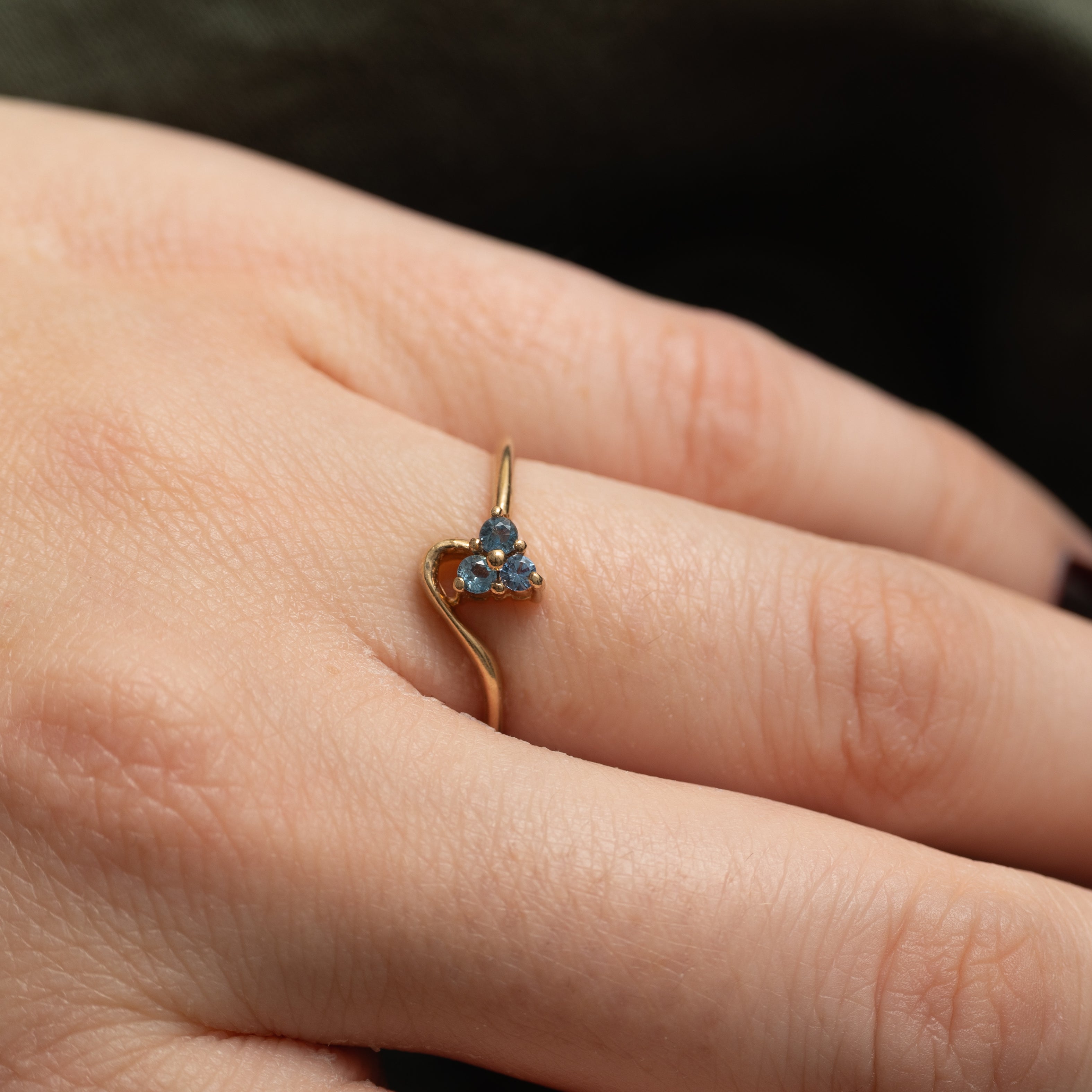 Pasté Glass Cluster Bypass Ring | SZ 6.25