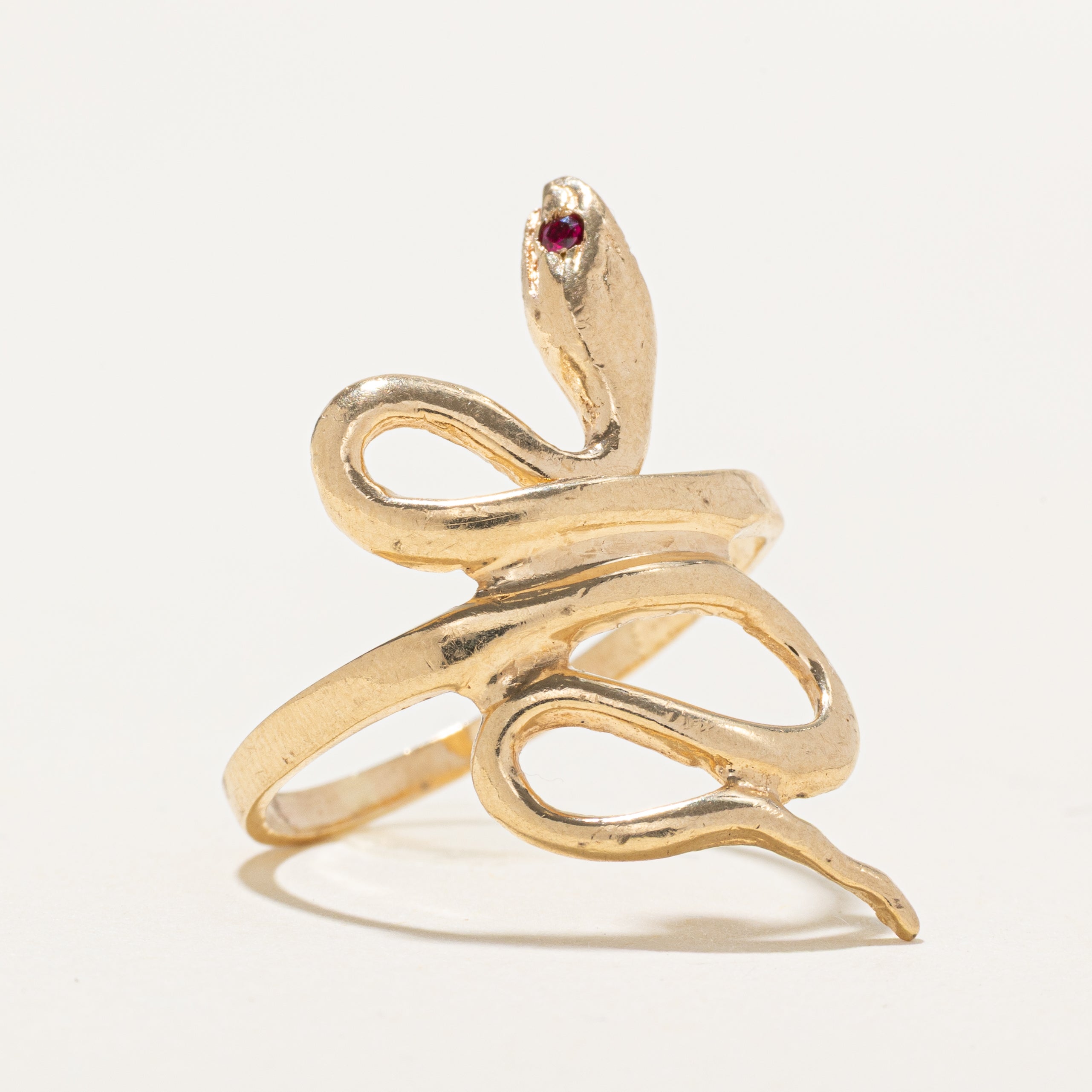 Ruby Snake Ring | SZ 8.25