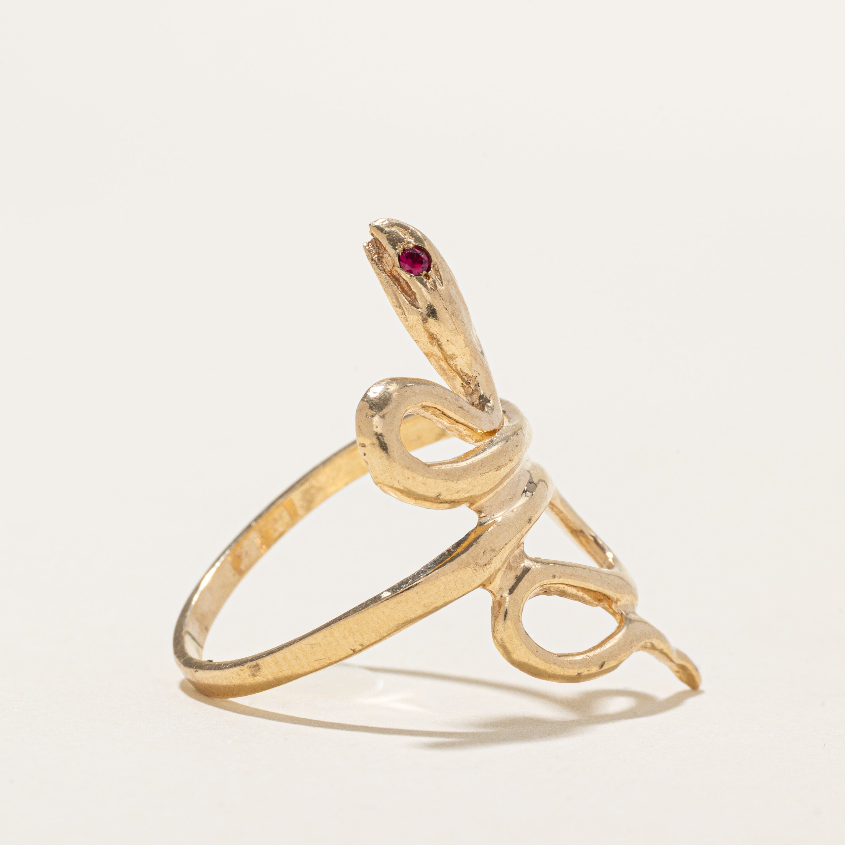 Ruby Snake Ring | SZ 8.25