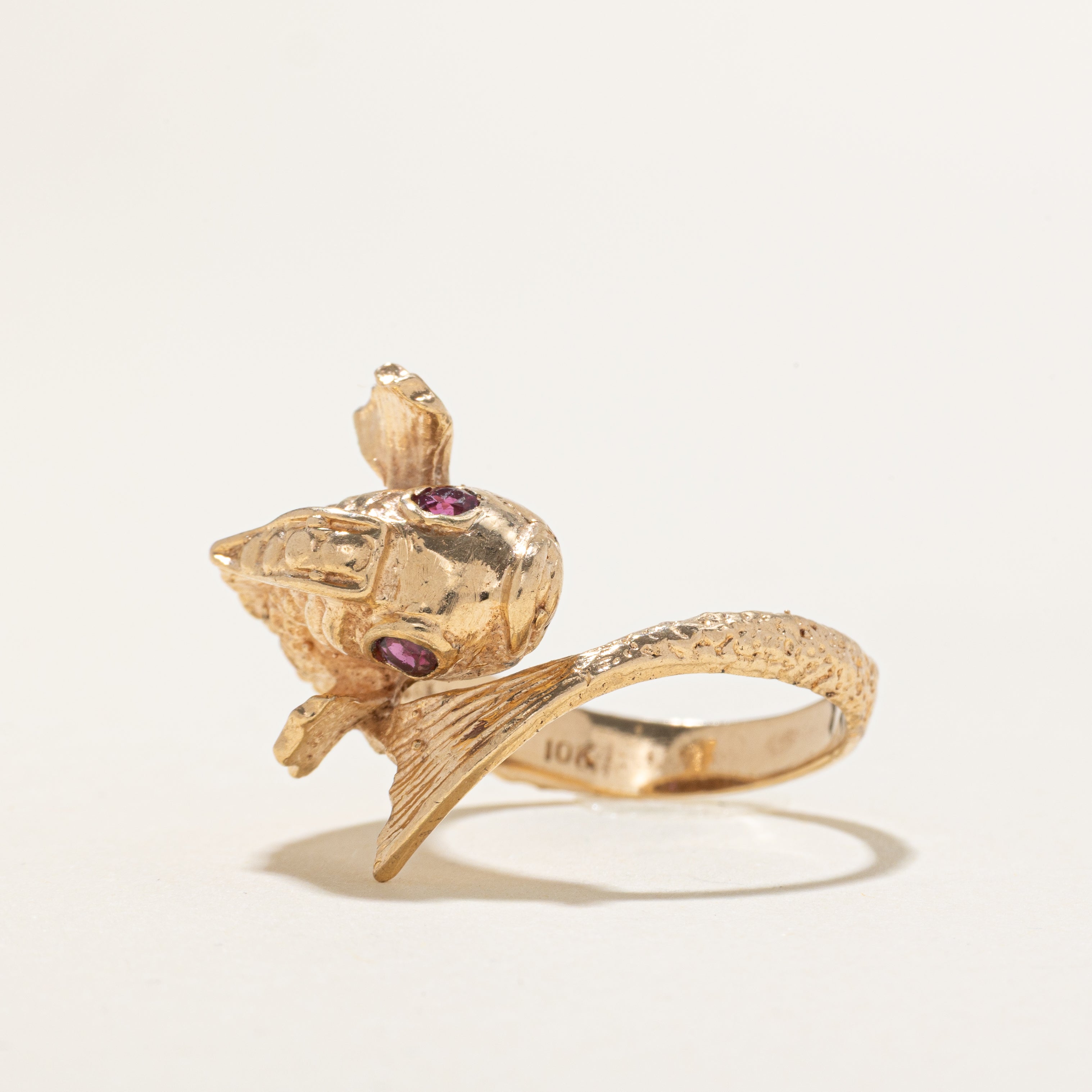 Ruby Fish Bypass Ring | SZ 9