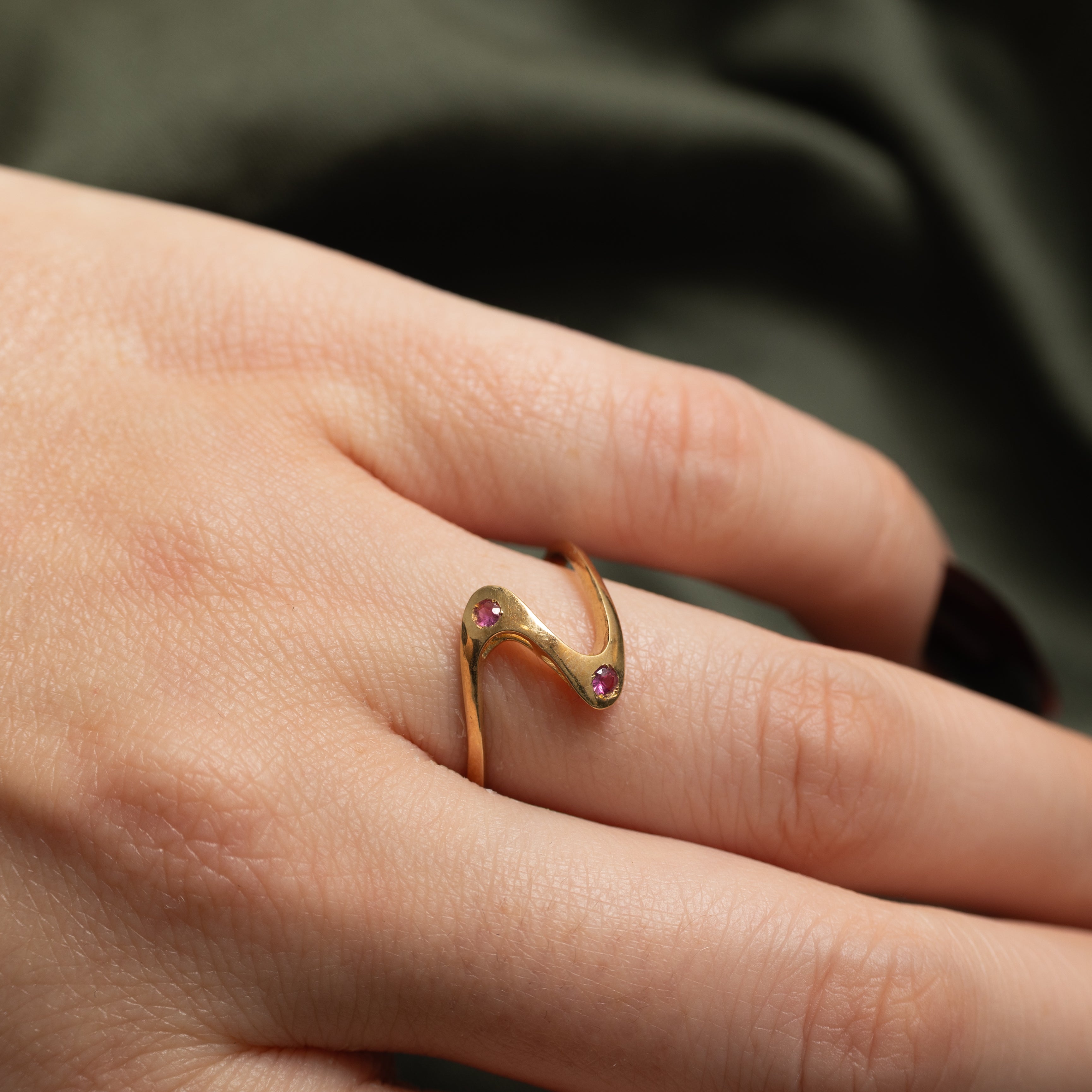 Ruby Abstract Ring | SZ 7.75