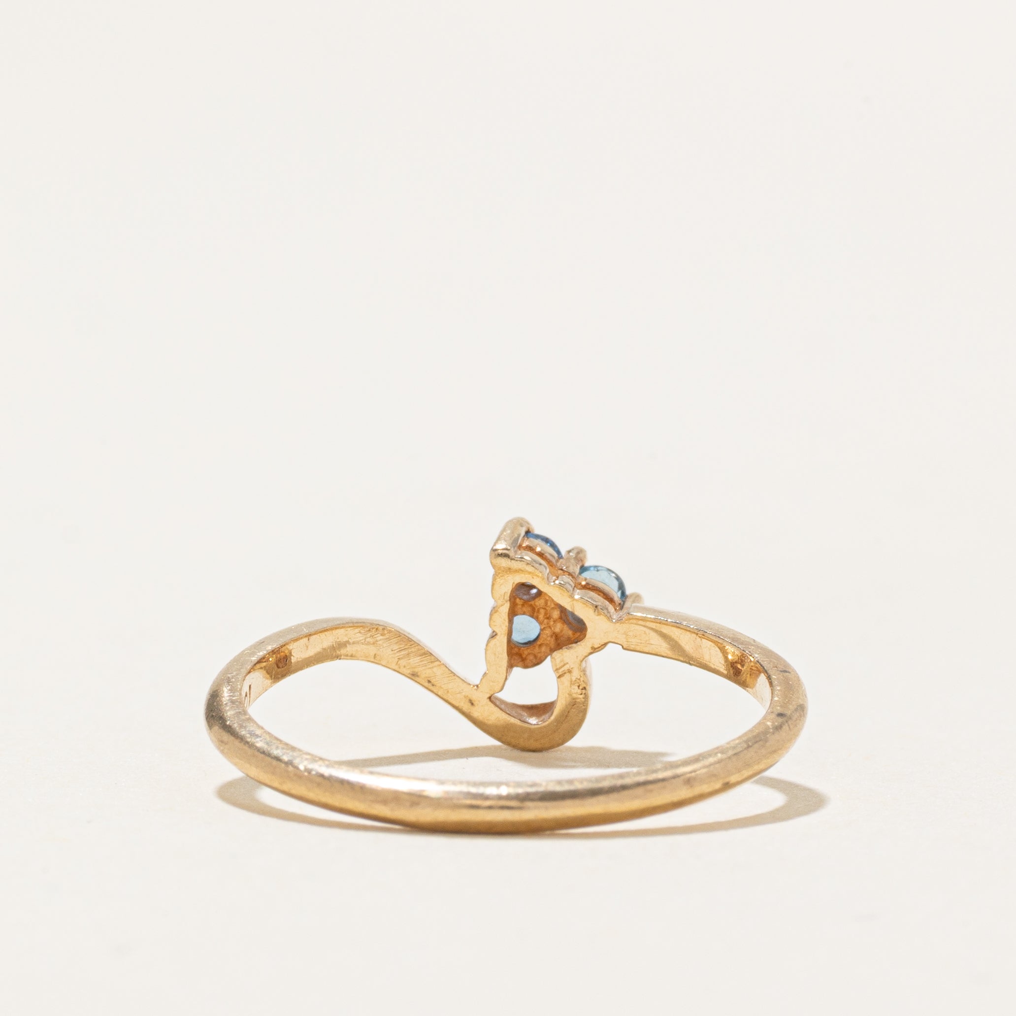 Pasté Glass Cluster Bypass Ring | SZ 6.25