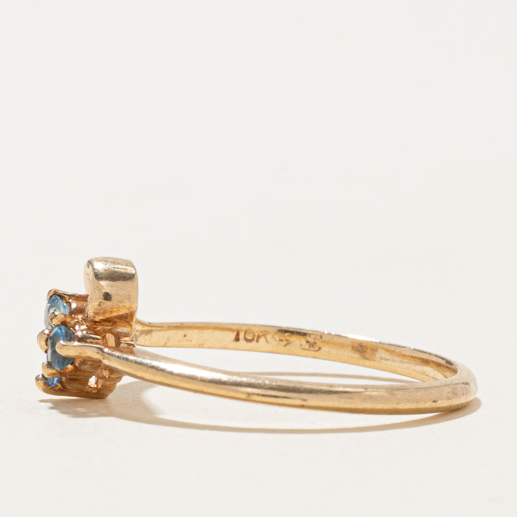 Pasté Glass Cluster Bypass Ring | SZ 6.25