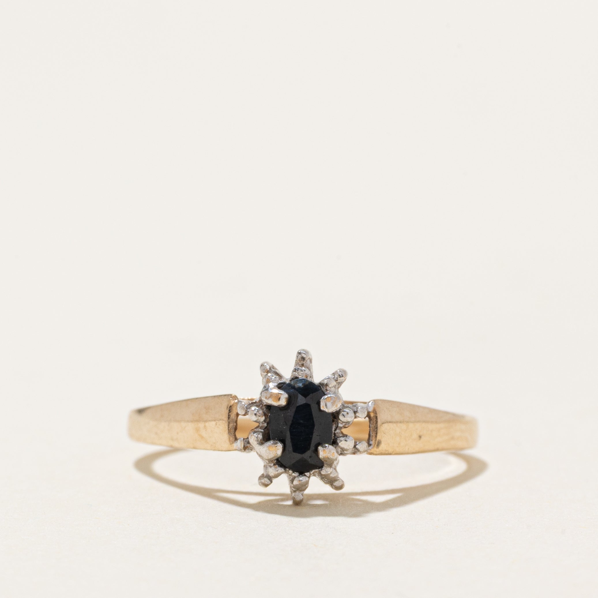Sapphire Petal Ring | SZ 6.75
