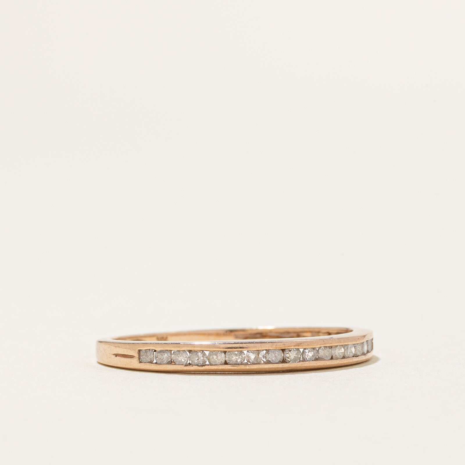 Semi Eternity Channel Set Diamond Band | SZ 7.25