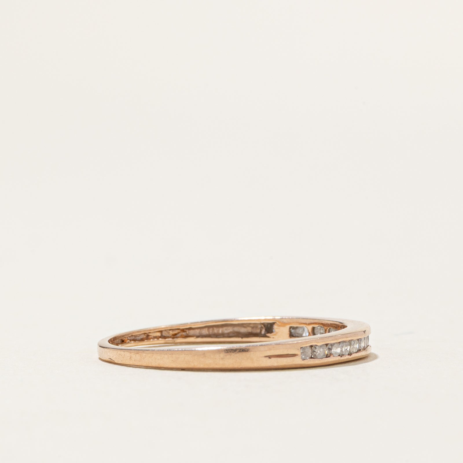 Semi Eternity Channel Set Diamond Band | SZ 7.25