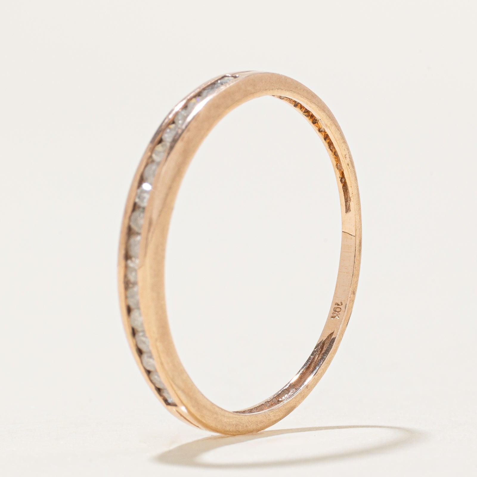 Semi Eternity Channel Set Diamond Band | SZ 7.25