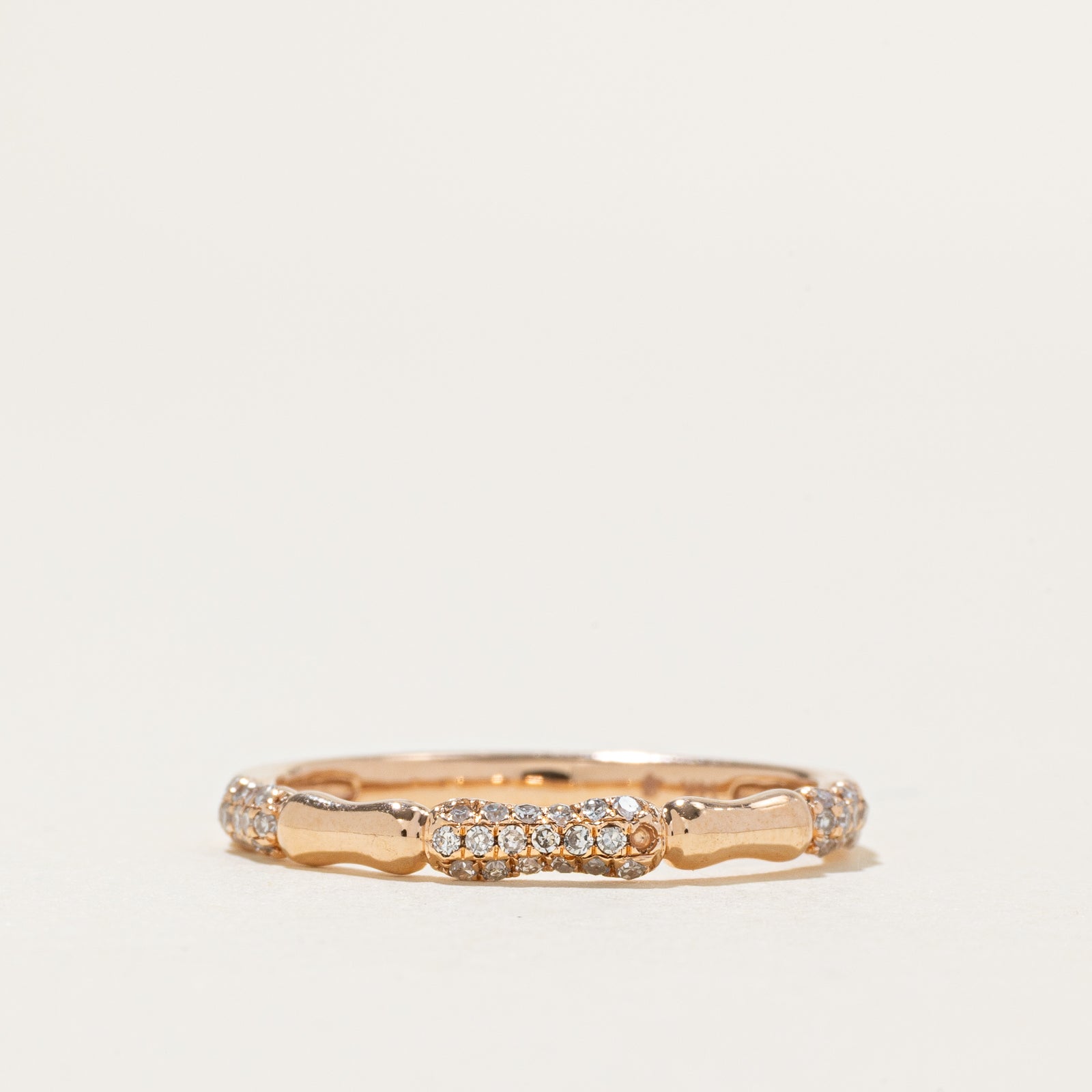 Diamond Cluster Segmented Band | 2.3mm | SZ 7