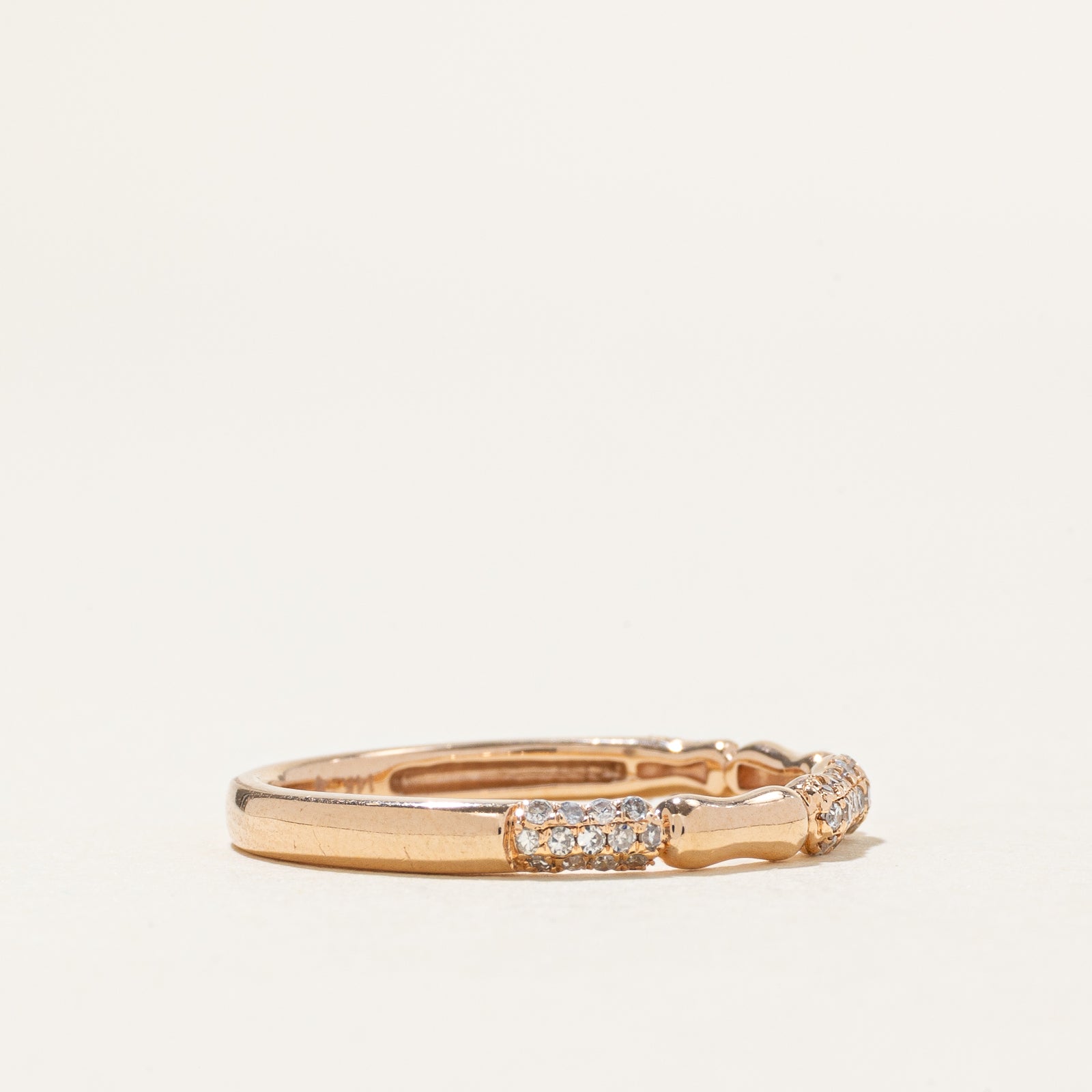 Diamond Cluster Segmented Band | 2.3mm | SZ 7