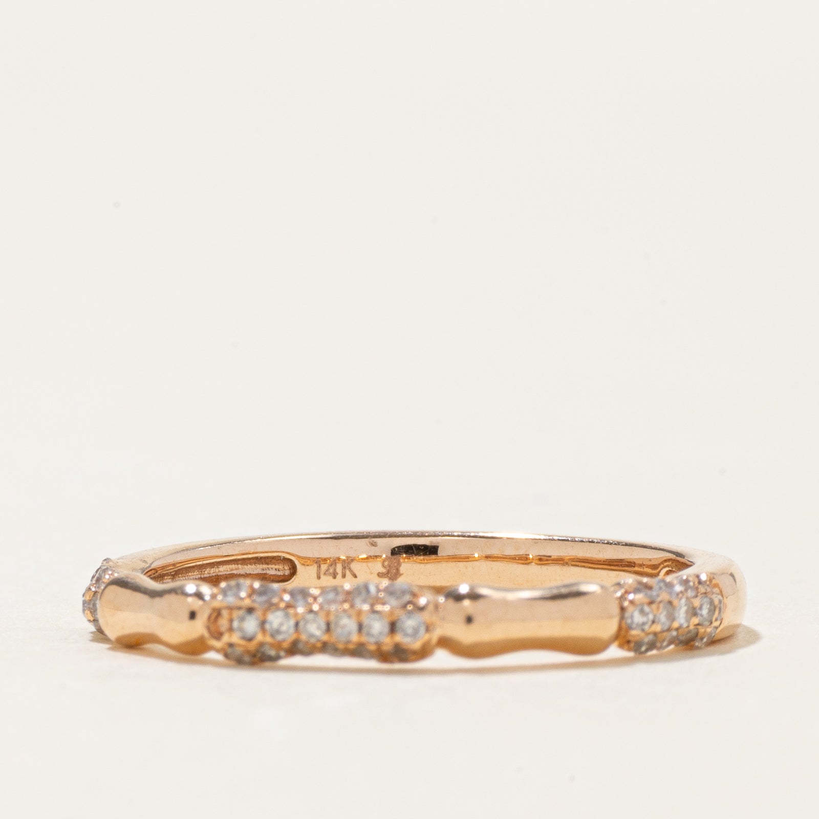 Diamond Cluster Segmented Band | 2.3mm | SZ 7