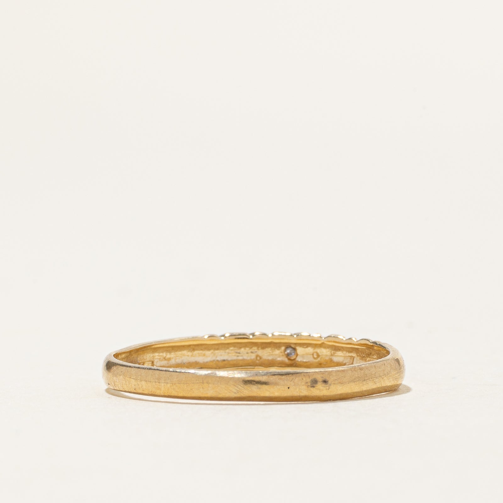 10k Diamond Rope Band | SZ 6.75