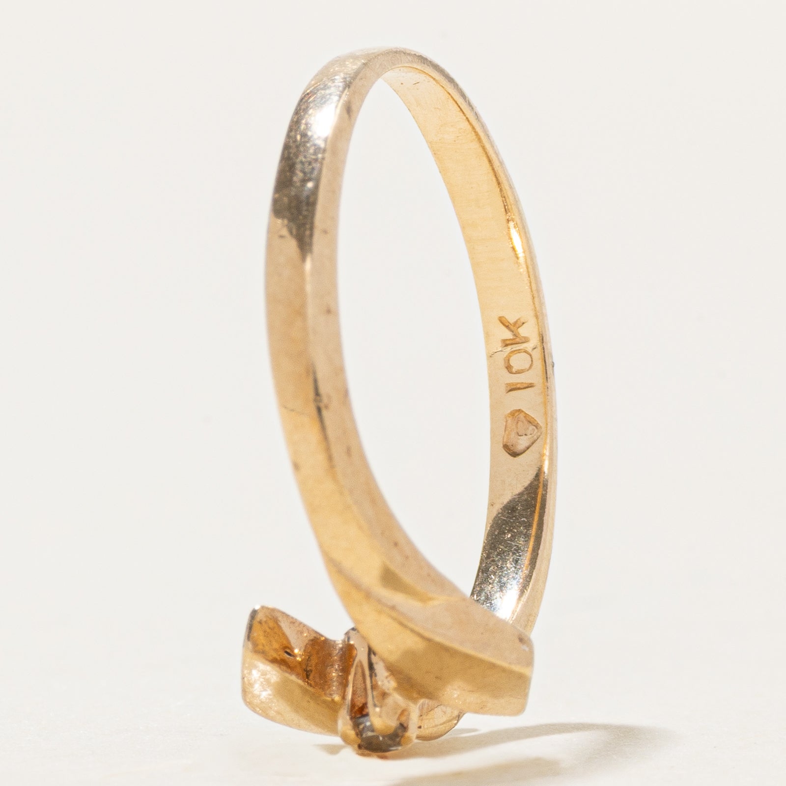 10k Diamond Bypass Ring | SZ 5