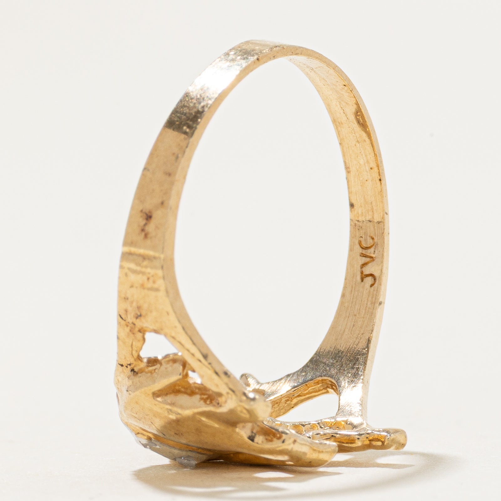 10k Diamond Elephant Ring | SZ 6