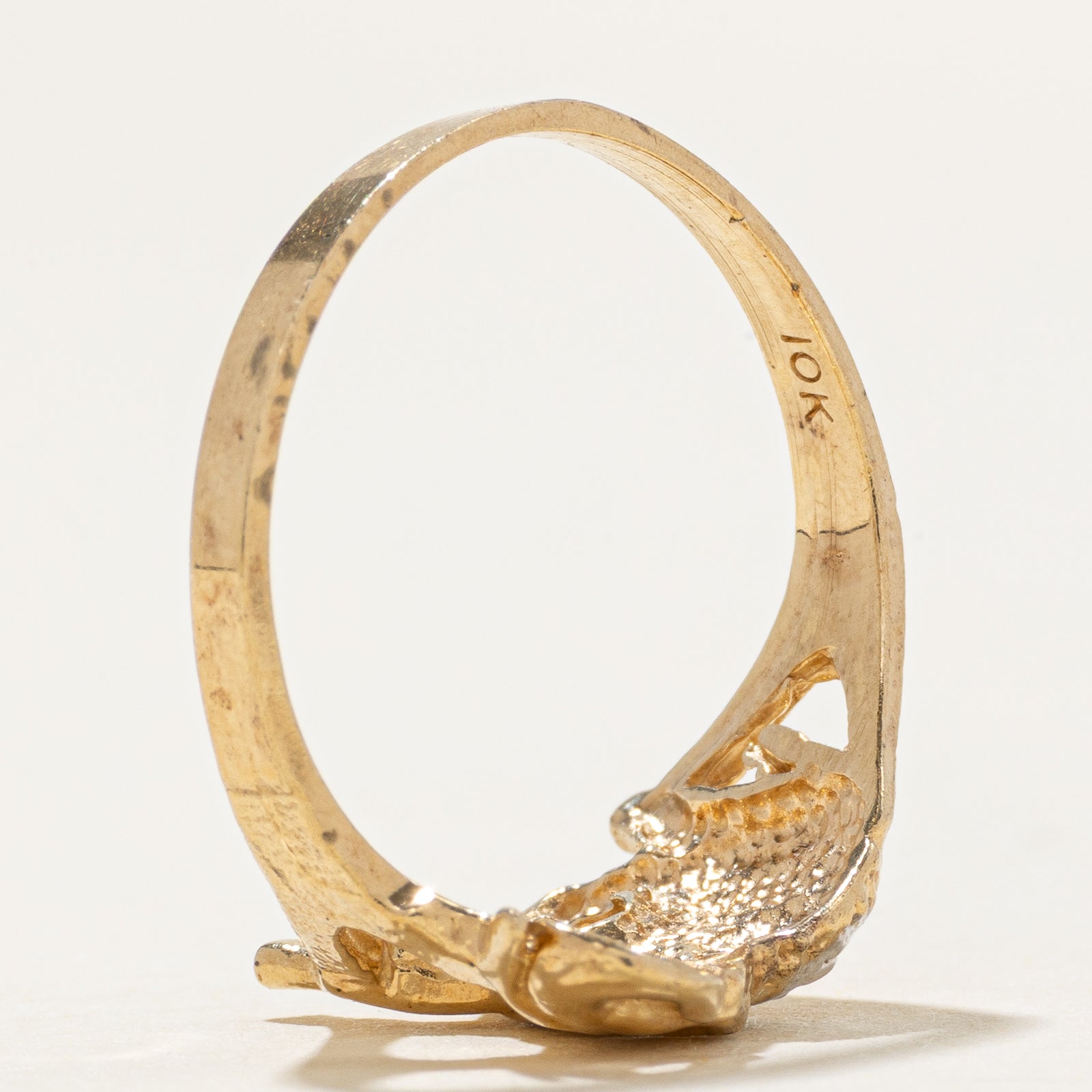 10k Diamond Elephant Ring | SZ 6