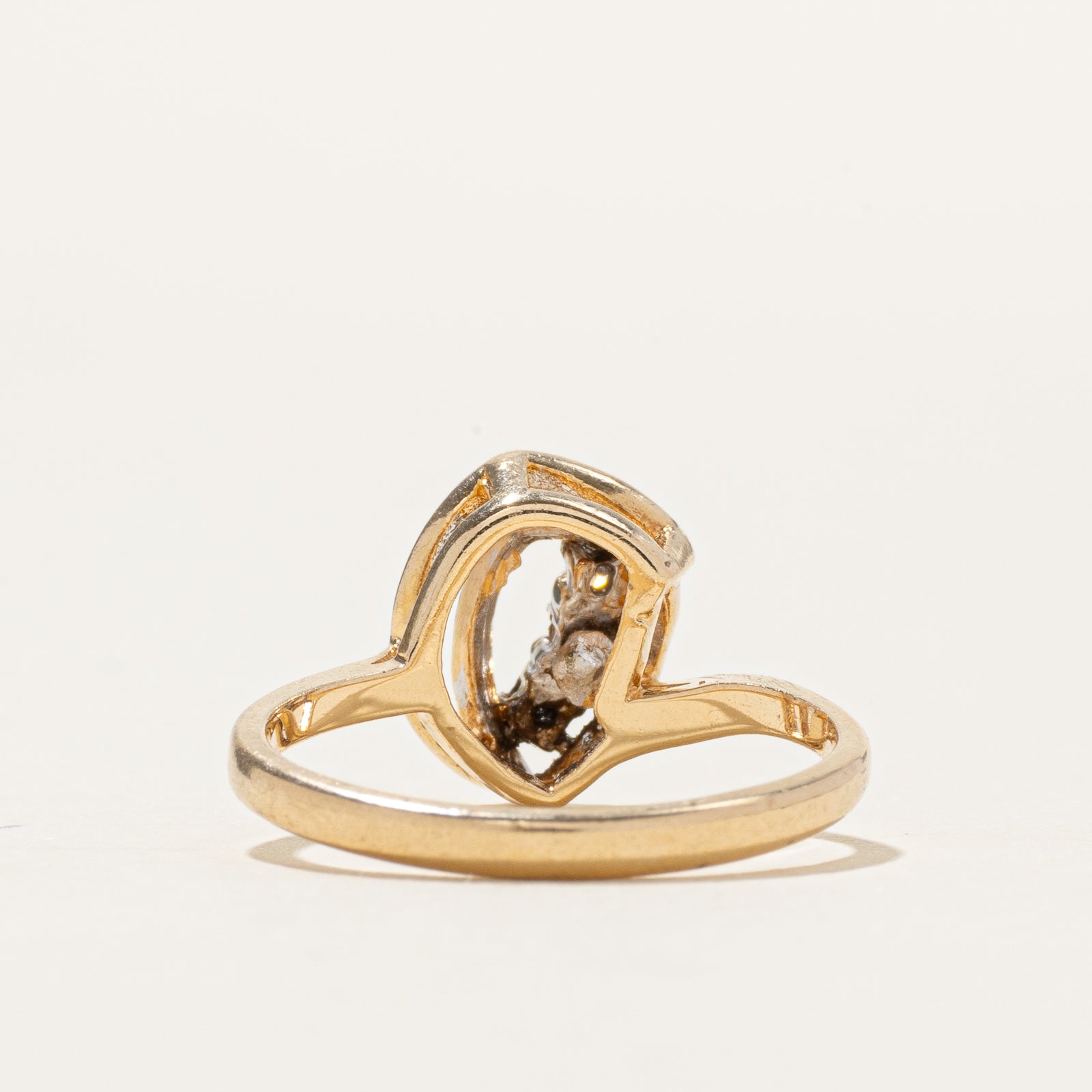 14k Diamond Openwork Abstract Ring | SZ 6
