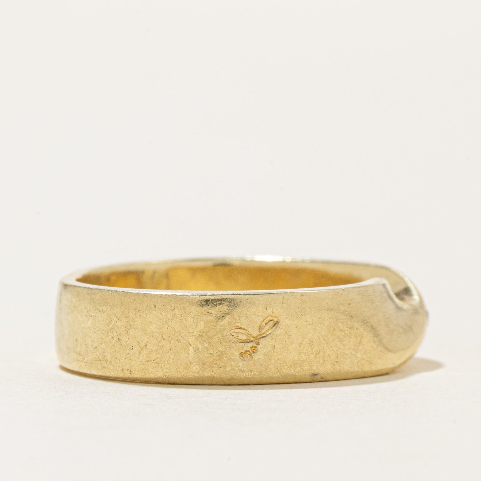 14k Diamond Twisted Band | 4.75mm | SZ 6
